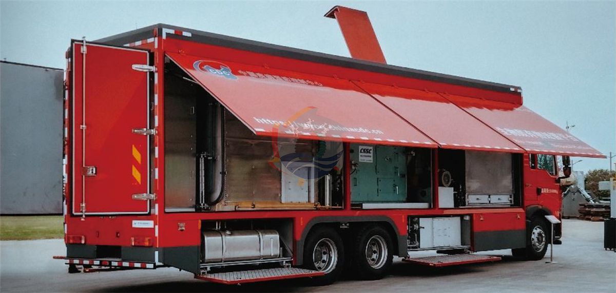 车载医疗废物处理系统工作示意图